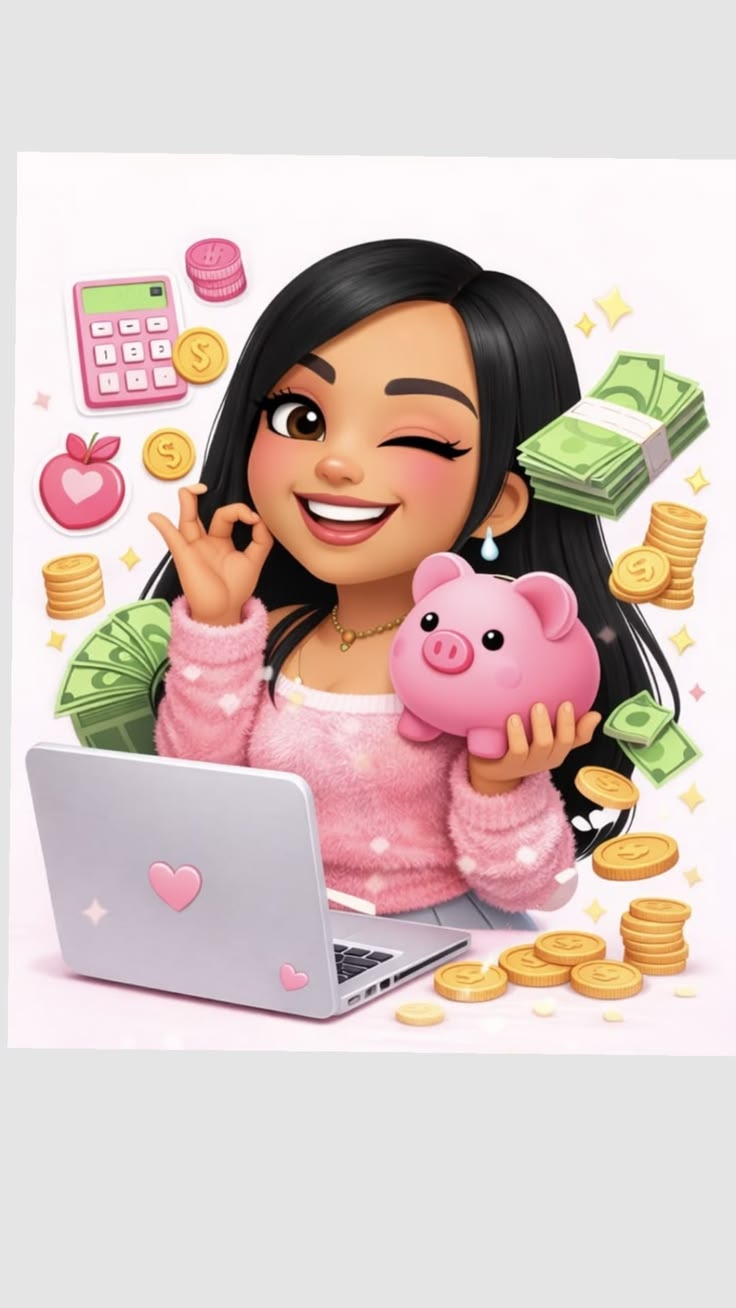 Emprendedora contenta con sus ganancias